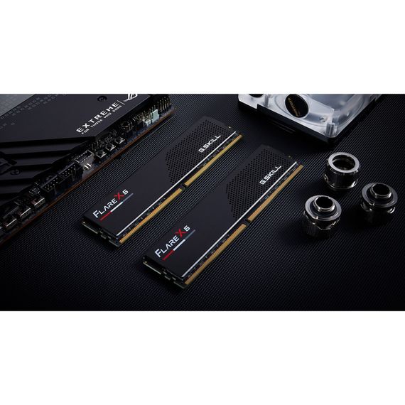 Модуль пам&#039;яті для комп&#039;ютера DDR5 48GB (2x24GB) 6000 MHz Flare X5 Matte Black G.Skill (F5-6000J3036F24GX2-FX5) | Зображення 3