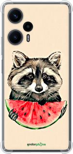 Чохол на Xiaomi Poco F5 Єнотик з кавуном "4605sp-3170-2448"