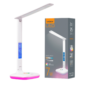 Лампа настільна LED 7W 3000-5500K 220V VL-TF05W-RGB Videx
