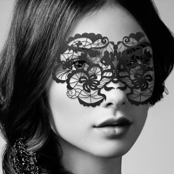 Вінілова маска на стікерах  АННА  Bijoux Indiscrets (Іспанія) sexstyle | Зображення 1