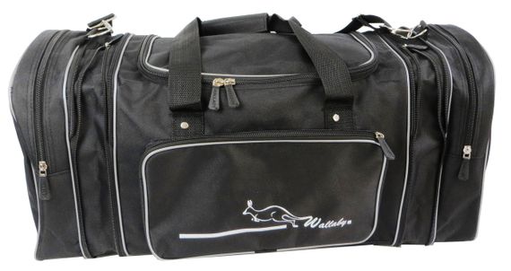 Дорожня сумка з розширенням Wallaby 40 л чорна | Зображення 3