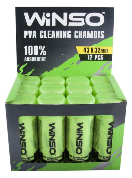 Салфетка из искусственной замши в тубе 64x43 см Winso (150500) | Зображення 1