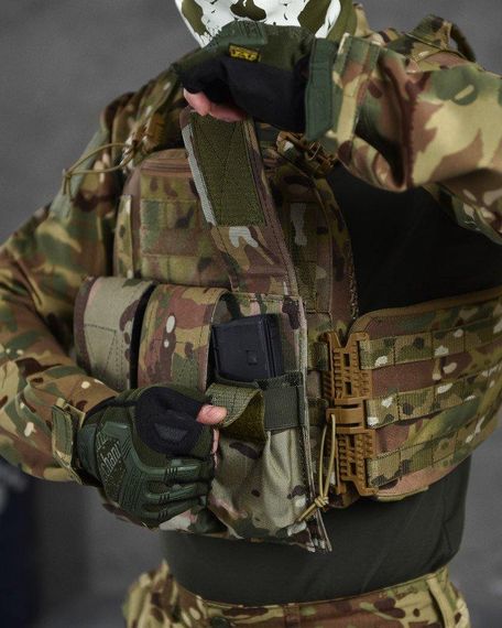 Подсумок UMA на три магазина АК по одному в кармане кордура 1000 den мультикам  ВТ6779 | Зображення 1