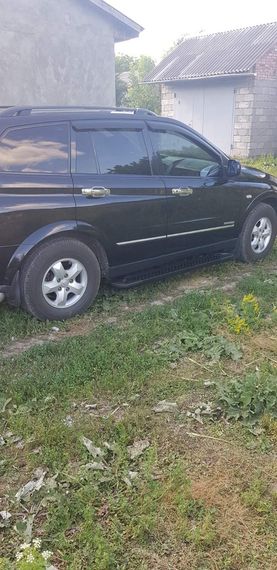 Бокові пороги Allmond Black (2 шт., Алюміній) для SsangYong Kyron 2008-2024 рр | Зображення 3