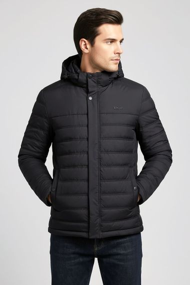 Чоловіча Куртка Sun`s House  розмір: 50 Чорний (арт. DV-124-black) | Зображення 1