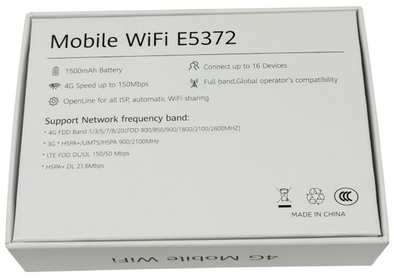 Роутер модем Huawei Хуавей E5372s-32 4G LTE мобільний Wi-Fi роутер під SIM карту 150 Мбіт/с 2 антенні виходи | Зображення 6