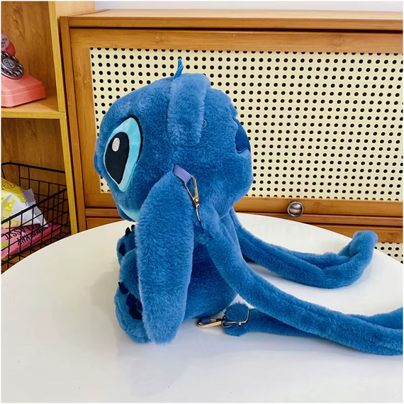 Плюшева іграшка-рюкзак Стіч, м'який рюкзак регульованими лямками, 30 см | Зображення 4