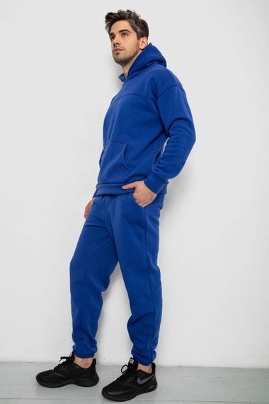 Спортивный костюм мужской на флисе, цвет синий, 238R029 | Зображення 2