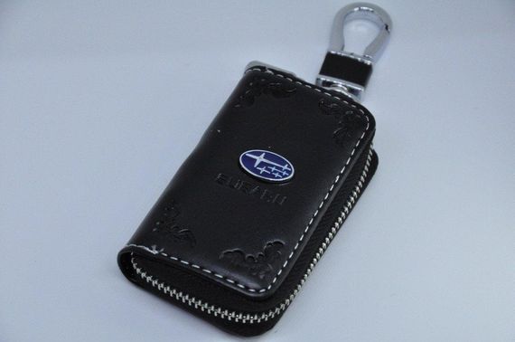 Ключница для авто Кожа KeyHolder SUBARU