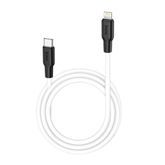 USB Hoco X21 Plus Silicone PD 20W Type-C to Lightning | Зображення 1