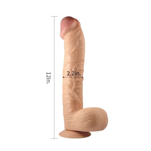 Фалоімітатор - King-Sized Realistic Dildo 12" Sex Aura | Зображення 4
