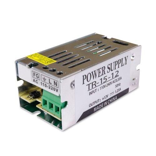 Блок живлення 12В 15Вт OEM DC12 15W 1,25А TR15-12