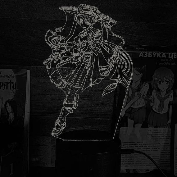 Акриловий світильник-нічник Скарамуча білий tty-n002309