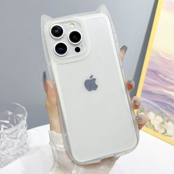 Чехол TPU Cat для Apple iPhone 14 Pro (6.1") Transparent | Зображення 5