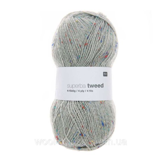 Шкарпеткова пряжа Rico Design Superba Tweed 4-х нитка, 07 | Зображення 1
