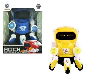 Уцінка. Робот музичний "Rock Octopus Man" (жовтий) - пошкоджена упаковка