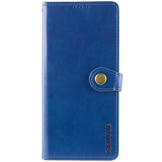 Кожаный чехол-книжка GETMAN Gallant (PU) для TECNO Spark Go 1 (KL4) Красный Синий