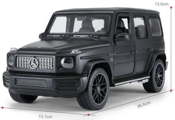 Машинка Rastar Mercedes-Benz G63 AMG на радіокеруванні. 1:14. Чорний | Зображення 2