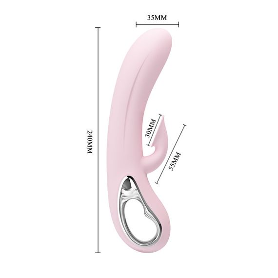 Вібратор - Romance Massage Sucking Vibrator Pink Sex Aura | Зображення 4