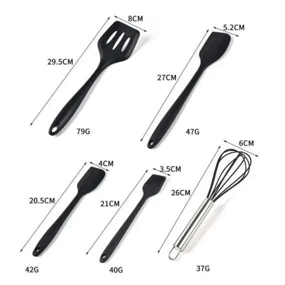 Кухонный силиконовый набор Kitchen Sets 5в1 | Зображення 1