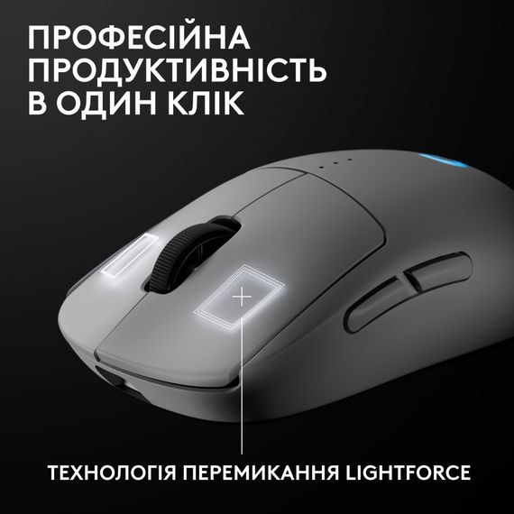 Мишка Logitech G Pro 2 Lightspeed Wireless White (910-007302) | Зображення 6