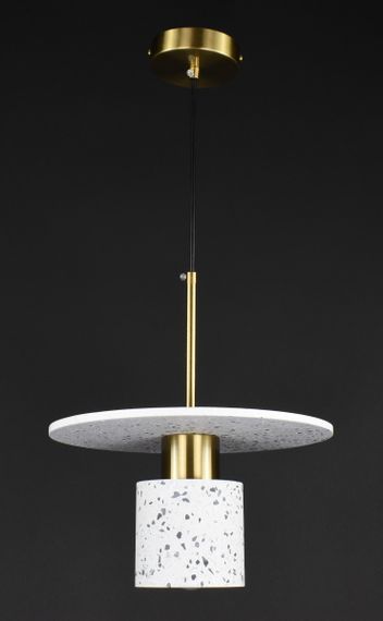 Люстра підвісна на 1 лампочку 27679 Латунь 37-180х29х29 см.