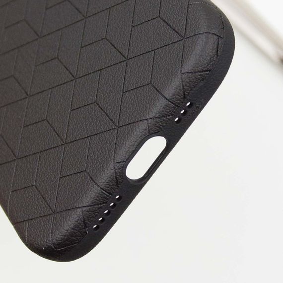 Шкіряний чохол Carved with MagSafe для Apple iPhone 16 (6.1") Black | Зображення 5