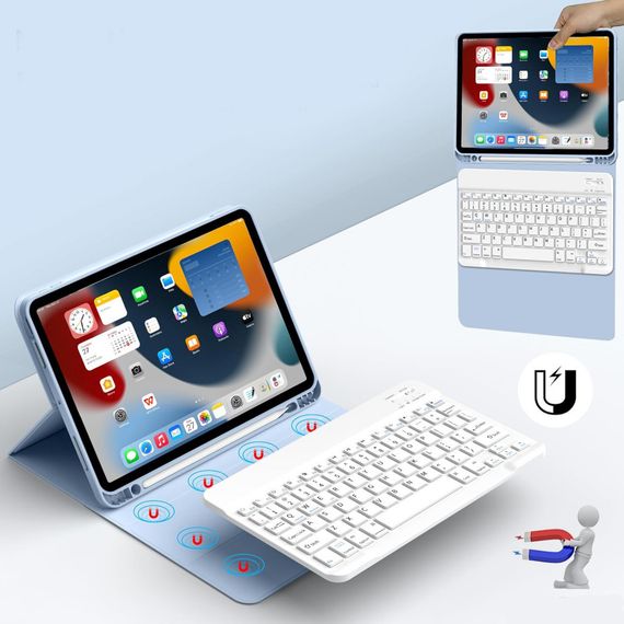 Чохол до планшета BeCover Keyboard Apple iPad Air (4/5) 2020/2022 10.9" Light Blue (711146) | Зображення 4