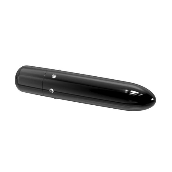 Віброкуля PowerBullet Pretty Point Rechargeable Bullet Black, потужний точковий вібратор з загостреним кінчиком на акумулятор | Зображення 2