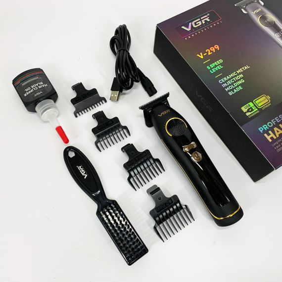 Профессиональная машинка для бритья головы, Машинка для стрижки на аккумляторная Триммер висков LC-85 | Зображення 4