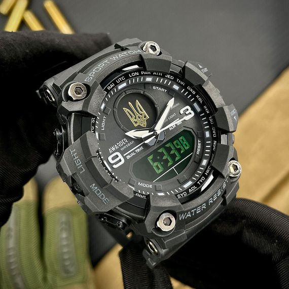 Чоловічий годинник Awarder 001 Тризуб золото All Black | Зображення 5