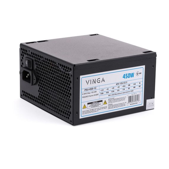 Блок живлення Vinga 450W ОЕМ (PSU-450-12) | Зображення 4