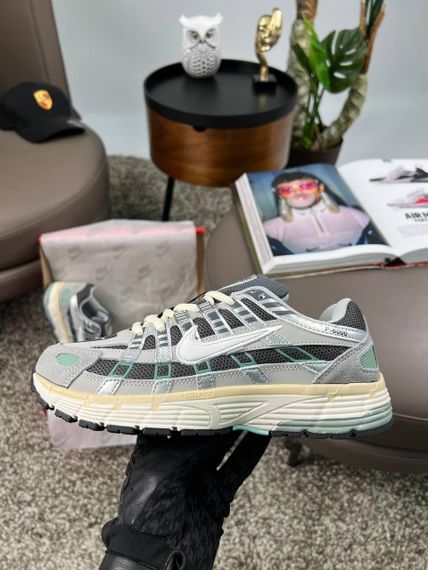 Кросівки  P-6000 W Grey Black Green , текстиль , В'єтнам 40 25.5 см | Зображення 1