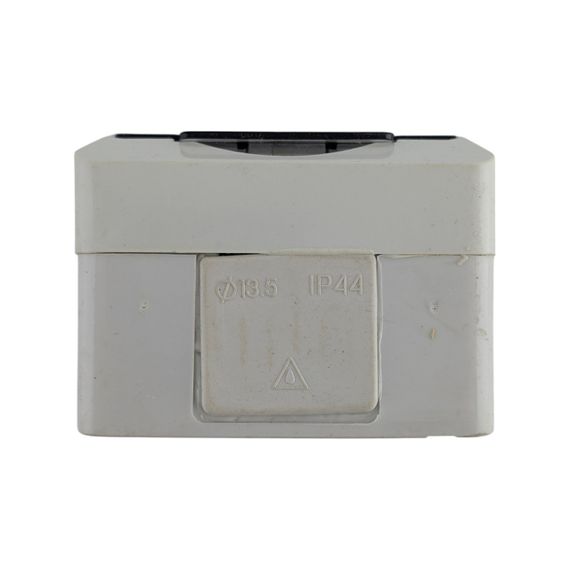 Розетка з заземленням і прозорою кришкою d13.5 мм IP44 | Зображення 3