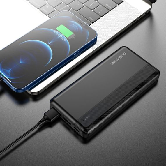 Зовнішній акумулятор BOROFONE BJ24A power bank(20000mAh) Black | Зображення 5