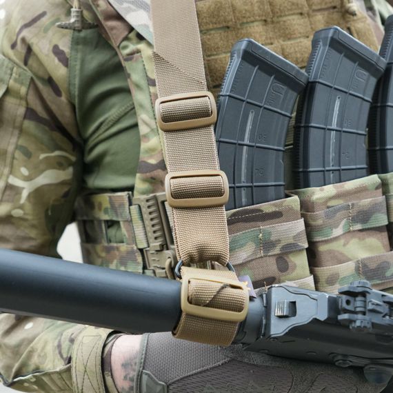 Збройовий ремінь RAGNAROK "TYR" Gen.II (1/2-точковий) з додатковим кріпленням Койот | Зображення 5