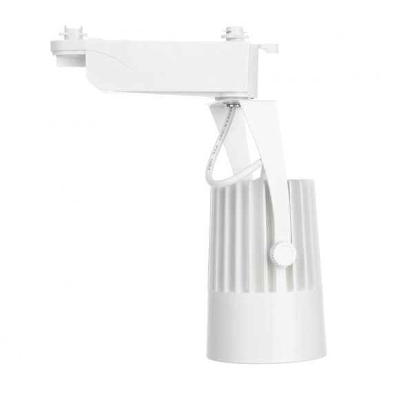 Светильник трековый поворотный LED 410/24W CW WH COB | Зображення 5