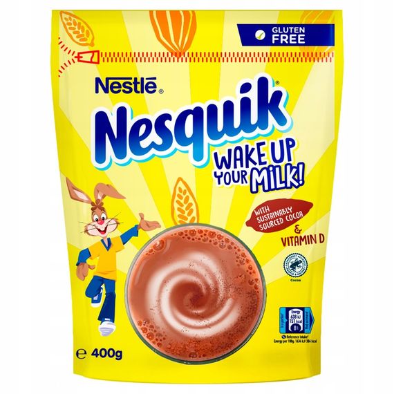 Какао напиток растворимый  Несквик Nesquik, 400г, для детей, Германия