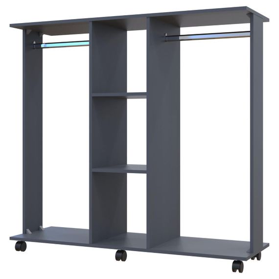 Гардеробная стойка Doros Д3 130х40,6х121 см Графит (DRS-011424) | Зображення 1