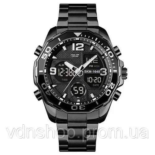 Мужские часы на цепочке на падарок SKMEI 1649BK, Повседневные мужские часы современные RS-41 | Зображення 4