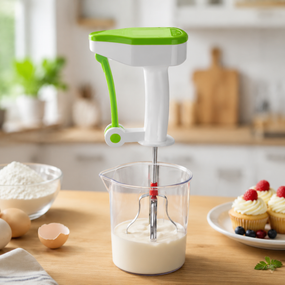 Ручний міксер Easy Flow Blender / Напівавтоматичний механічний вінчик для збивання портативний бездротовий