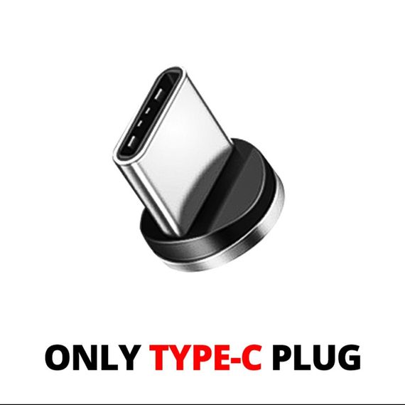 Магнитный коннектор Plug Type-C, с передачей данных и зарядом, для магнитного кабеля | Зображення 2