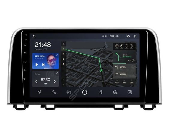 Штатна магнітола AMS T910 6+128 Gb Honda CR-V CR-V 5 RT RW 2016-2018 9"