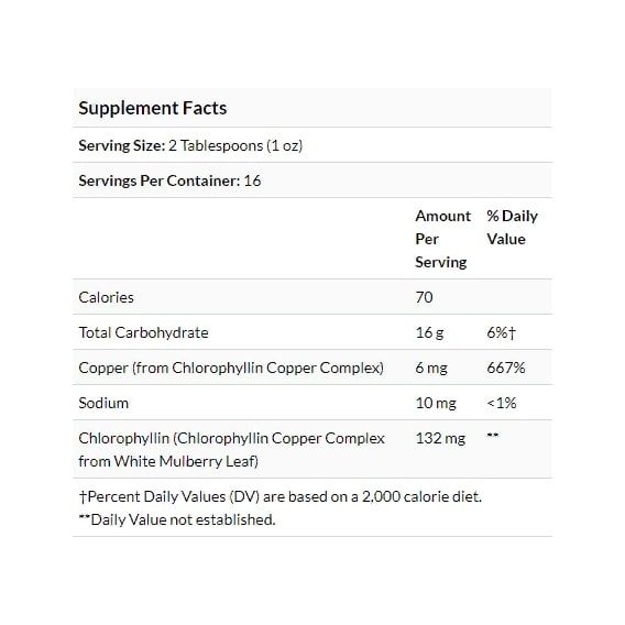 Комплекс для пищеварения Nature's Way Chlorofresh, Liquid Chlorophyll, 16 fl oz 473,2 ml Mint Flavored NWY03501 | Зображення 2