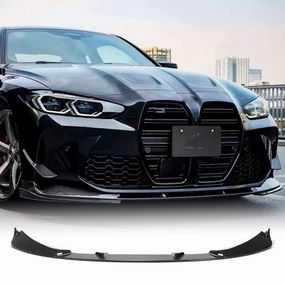 Накладка на передній бампер Lip V5 (для G82/G83, Карбон) для BMW 4 серія G22/23/26 2020- рр