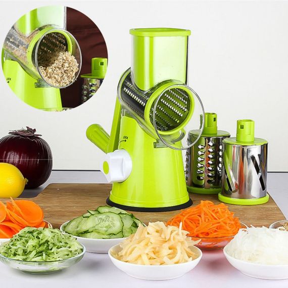 Кухонні подрібнювачі овочів, Ручний подрібнювач продуктів, Механічна тертка для овочів ZG-79 | Зображення 5