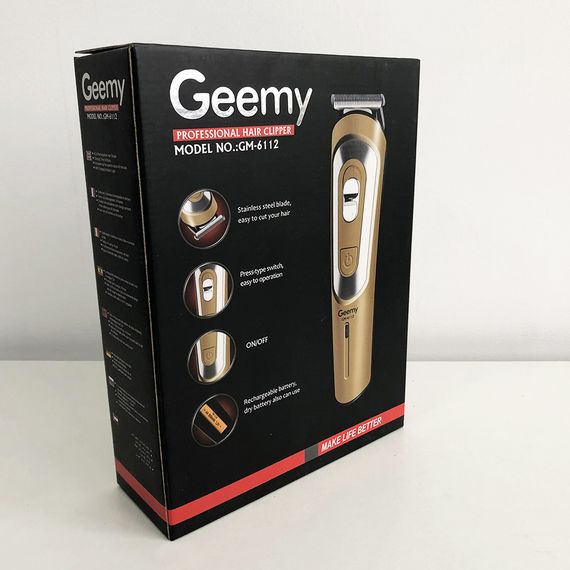 Машинка для стрижки голови GEMEI GM-6112 / Машинка окантувальна / Бритва SY-747 для бороди | Зображення 7