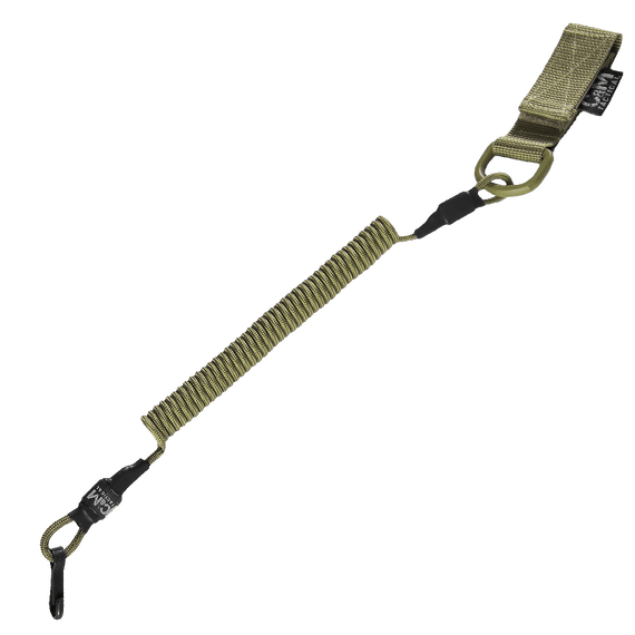 Страхувальний шнур Standard (карабін + D-кільце) Хакі (9081)