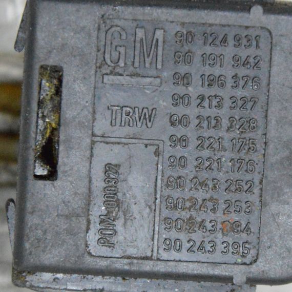 Перемикач двірників правий Opel Astra G Zafira A 1994-2000 Підрульовий перемикач правий Опель 90124931 | Зображення 4