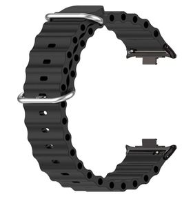 Силіконовий ремінець Primo Ocean для годинника Xiaomi Redmi Watch 5 / Xiaomi Smart Band 9 Pro - Black